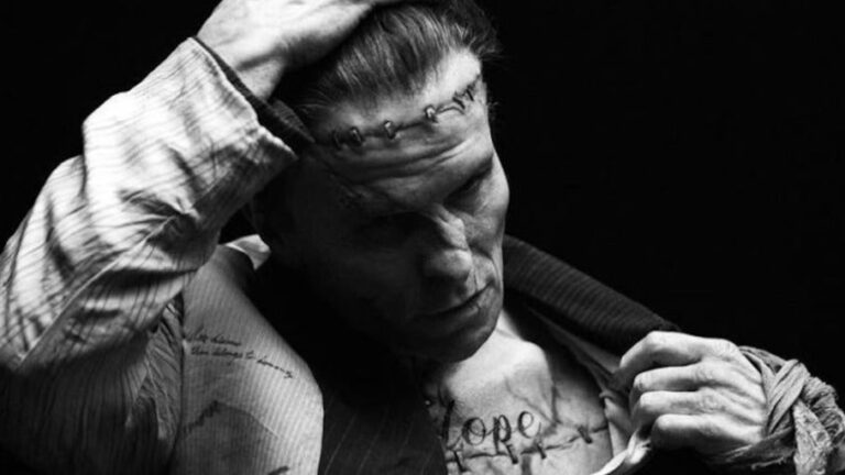 Christian Bale's Tattooed Frankenstein's Monster Revealed In New Image From
